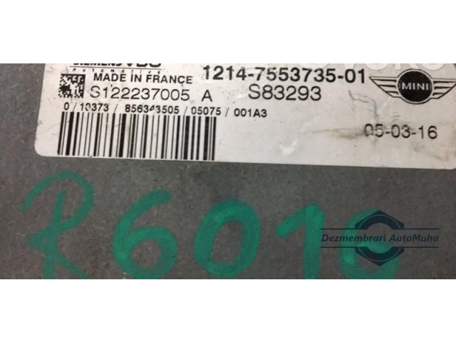 Блок управления двигателем Блок управления 1214755373501, 1214755373501.   Mini Cooper Hatch Hardtop