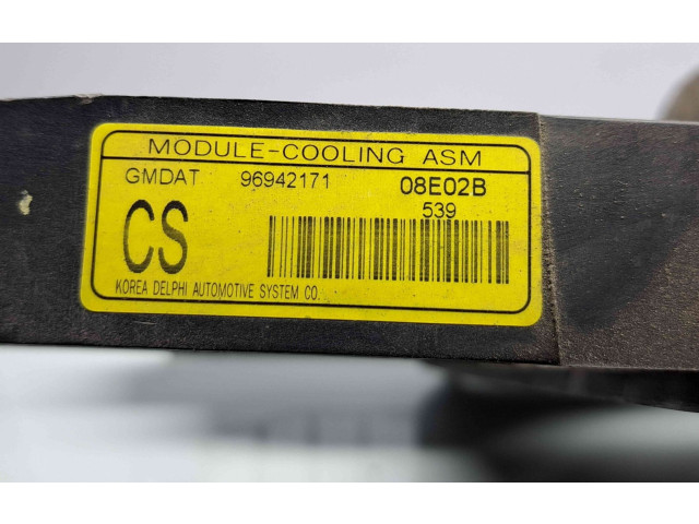 Вентилятор радиатора 96942171 Chevrolet Aveo