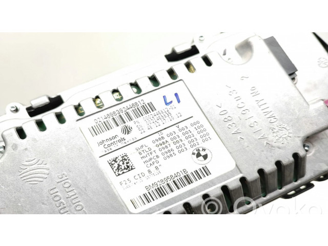 Дисплей 9289584, 92895484 BMW X3 F25