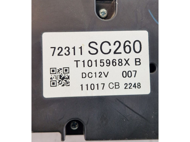 Блок управления климат-контролем t1015968x, 72311SC260   Subaru Forester SH