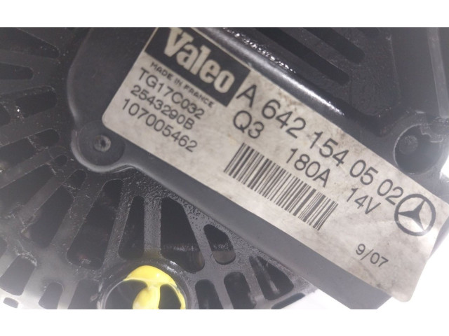 Генератор A6421540502, A6421540502 Mercedes-Benz R W251