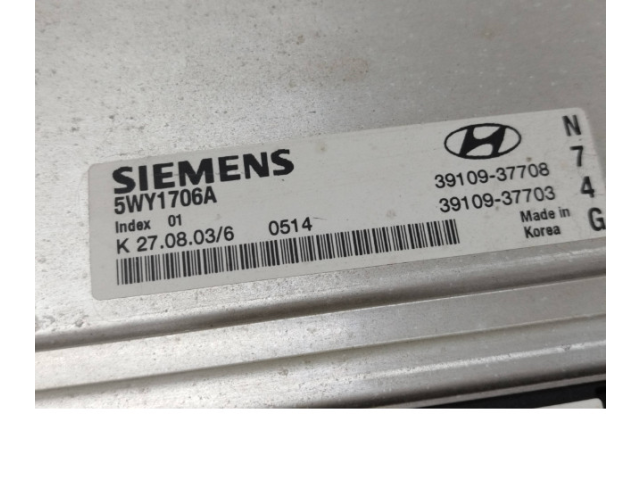 Řídící jednotka 3910937708, 3910937703 Hyundai Tiburon 2007