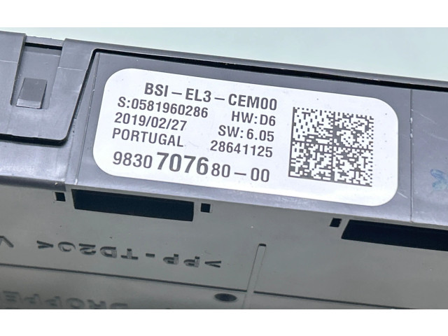 Блок предохранителей 9830707680 Citroen Berlingo