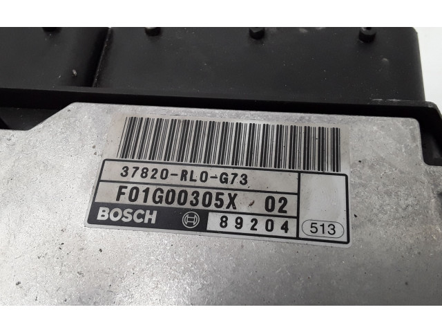 Блок управления двигателя 0281015744, 37820RL0G73 Honda Accord