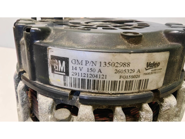 Генератор 13502988, 291121204121   Chevrolet Camaro 3.6     