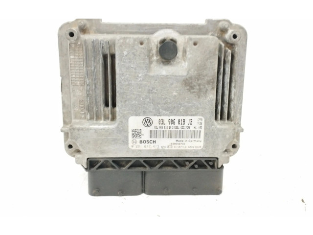 Блок управления двигателя 03L906018JB, 0281017413 Skoda Superb B6 (3T)