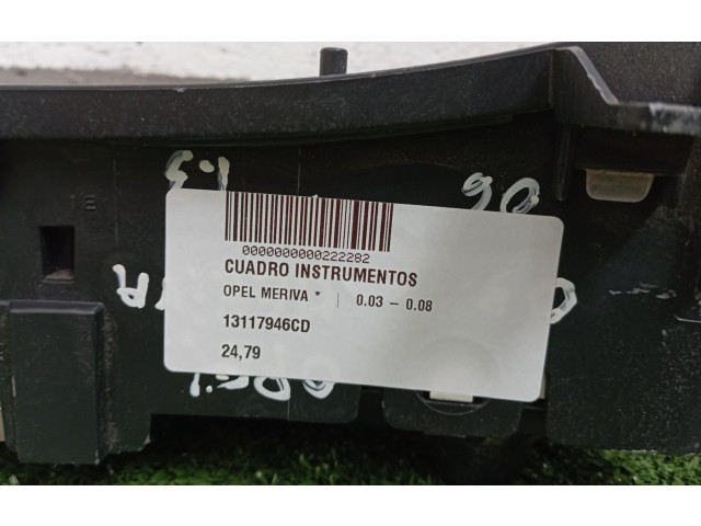Панель приборов 13117946CD   Opel Meriva A       