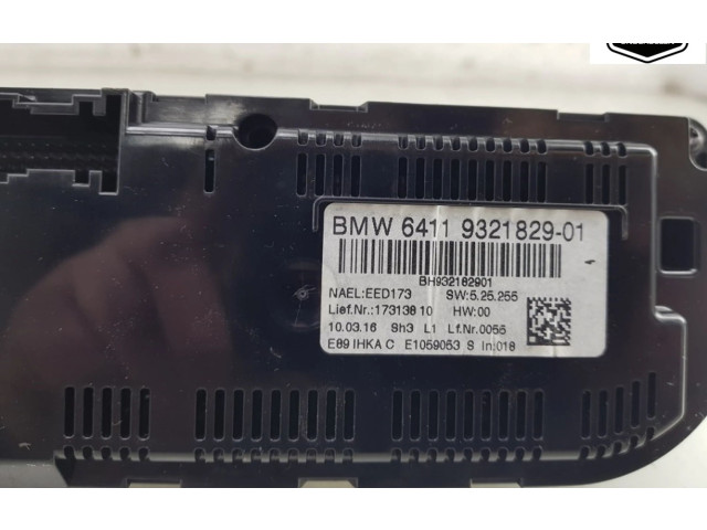 Блок управления климат-контролем 64119321829, 64119321829 BMW Z4 E89