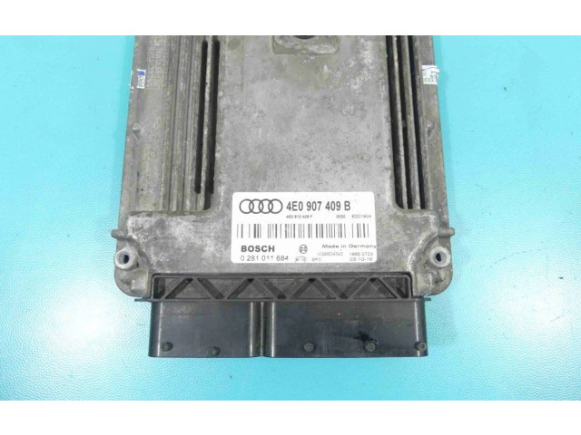 Блок управления двигателем Блок управления 0281011684, IMPRK967388   Audi A8 S8 D3 4E