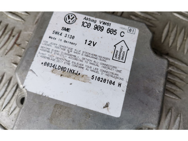 Блок подушек безопасности 1C0909605C, 5WK43130   Volkswagen PASSAT B5.5