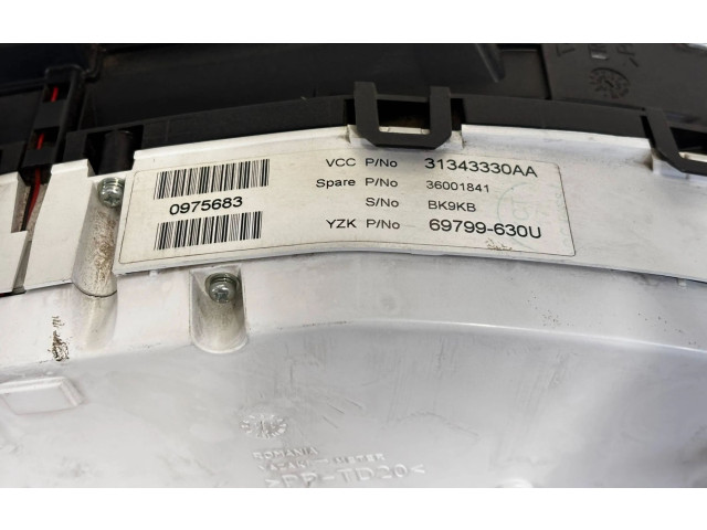 Панель приборов 31343330AA, 36001841 Volvo XC70