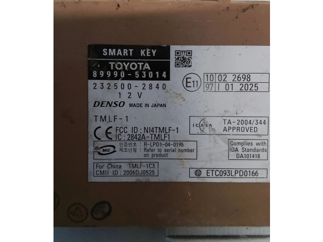 Модуль блока управления кондиционером 8999053014, 2325002840 Lexus IS 220D-250-350