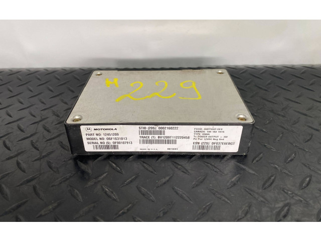 Другие блоки управления / модули 12451209, OSF1S31D13   Chevrolet TrailBlazer