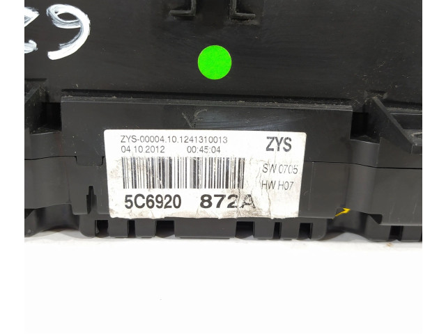 Спидометр (приборный щиток)    5C6920872A, A2C80008100   Volkswagen Jetta VI