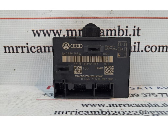 Блок управления дверью 8K0959795A, 8K0959795A   Audi A3 S3 8P
