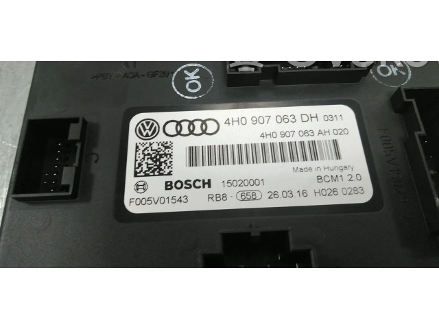 Модуль управления BSM 4H0907063DH, 4H0907063DA Audi A6 S6 C7 4G