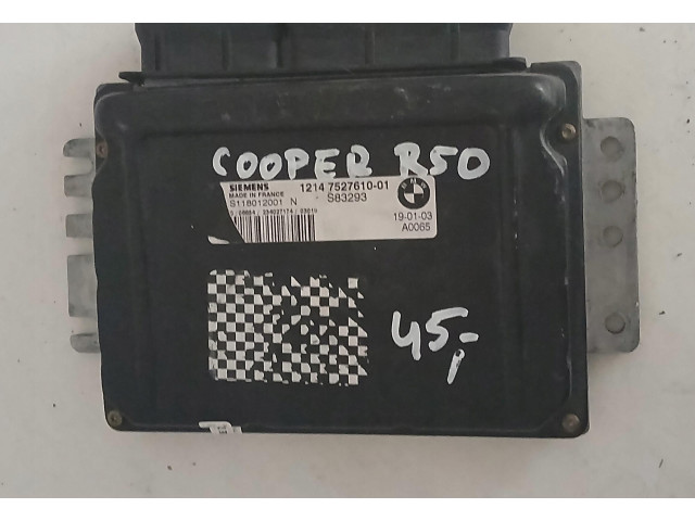 Блок управления двигателем ECU bmw-12147527610-01 Mini One - Cooper R50 - 53