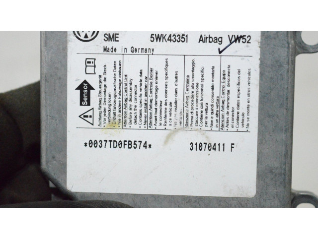 Блок подушек безопасности 5WK43351 Volkswagen Caddy