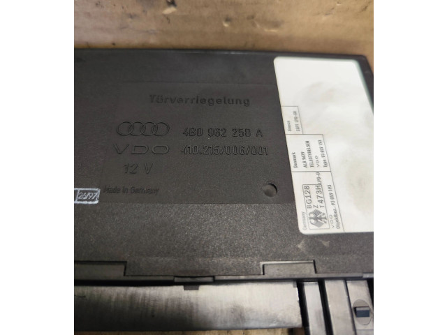 Блок комфорта 4B0962258A, 410215006001 Audi A6 S6 C5 4B