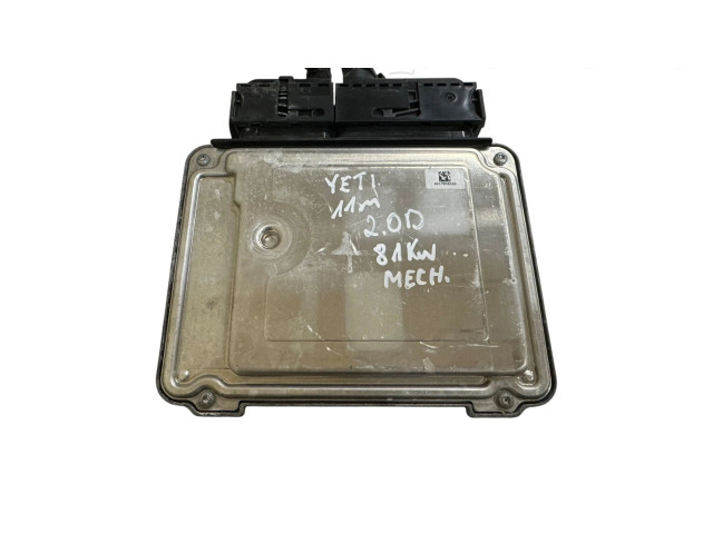 Блок управления двигателя 03L906018BQ, 03L906018BR Skoda Yeti (5L)