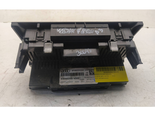 Блок управления климат-контролем 8P0820043AC   Audi A3 S3 8P