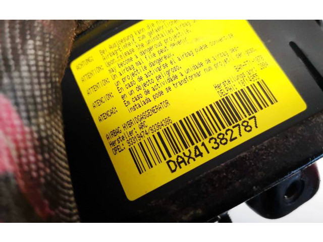Подушка безопасности водителя 93319474, 93364386   Opel Meriva A