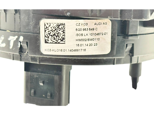 Подрулевой шлейф SRS 5Q0953549C, 1010467201   Audi A3 S3 8V