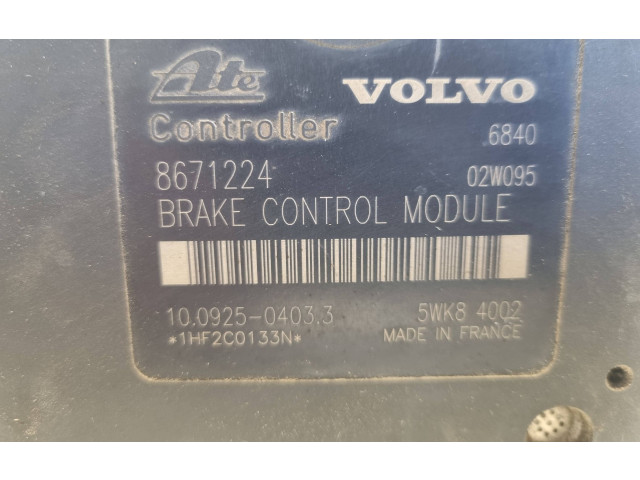 Блок АБС 8671224, 10092504033 Volvo XC70 2001 - 2004 года