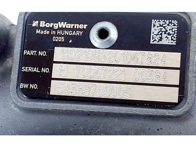 Turbodmychadlo Турбина 110219H8201067824, H8201067824 Nissan X-Trail T32 R9M