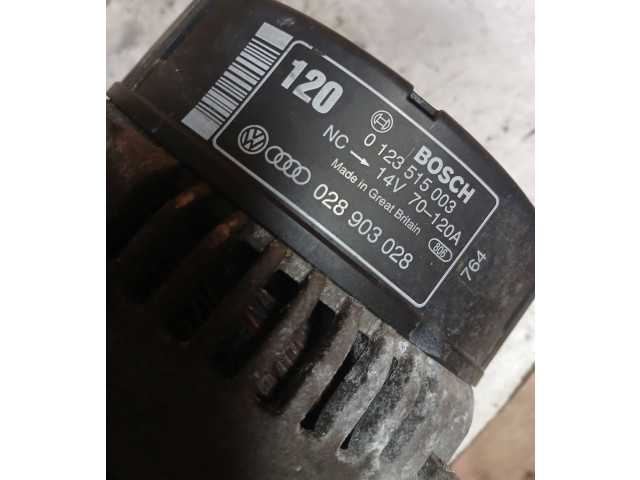 Генератор 0123515003, 028903028   Audi A6 S6 C5 4B      
