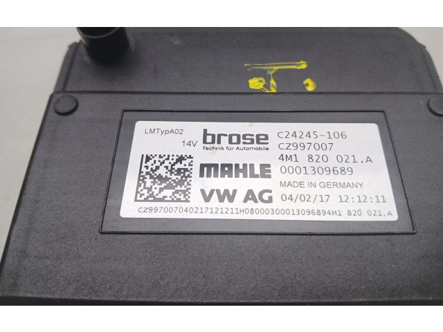 Вентилятор печки    4M1820021a, 0001309689   Audi A4 Allroad B9