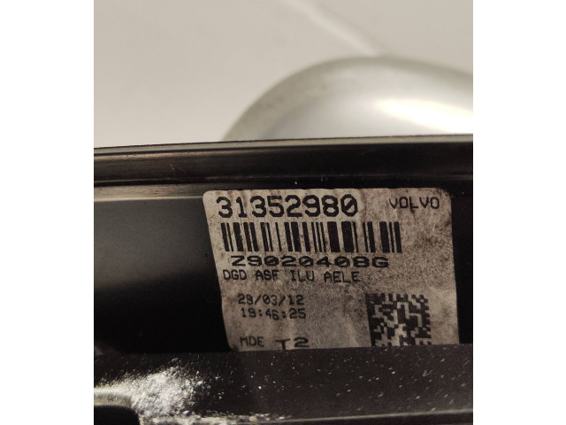 Zpětné zrcátko Volvo XC60 2010 31352980, 29020408G