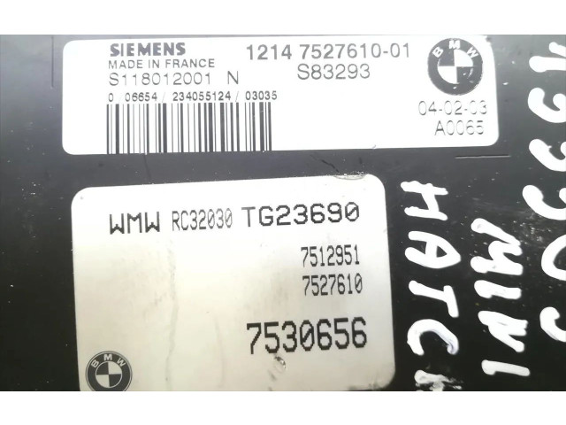 Řídící jednotka 7527610, 7530656   Mini One - Cooper R50 - 53 2005