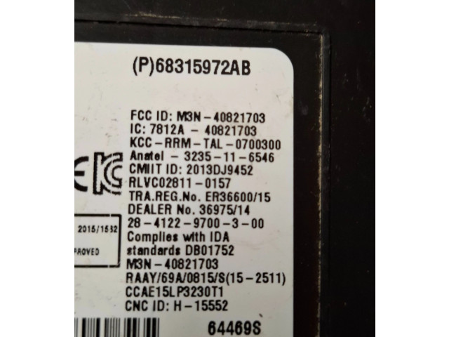 Блок управления 68315972AB, 40821703   Dodge Challenger