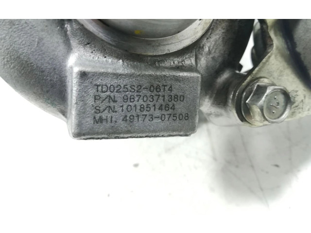 Turbodmychadlo Турбина 9670371380 Citroen Berlingo