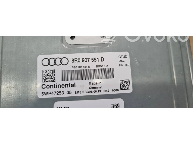Блок управления двигателя 8R0907551D, 5WP47253   Audi Q5 SQ5