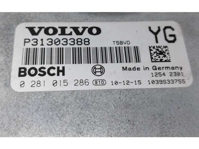 Блок управления двигателя P31303388, 0281015286   Volvo S60