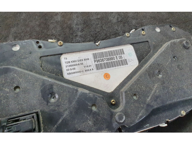 Спидометр (приборный щиток) P9636708880E, P9636708880E05 Peugeot 307 2003