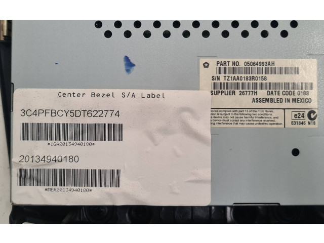 Дисплей    05064993AH, P05091462AH   Fiat Freemont