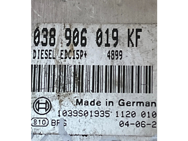 Блок управления двигателя 038906019KR, 1120010 Volkswagen New Beetle