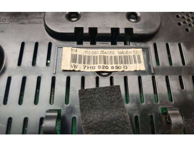 Přístrojová deska Volkswagen Transporter - Caravelle T5 2007 7H0920850G, 110080204050