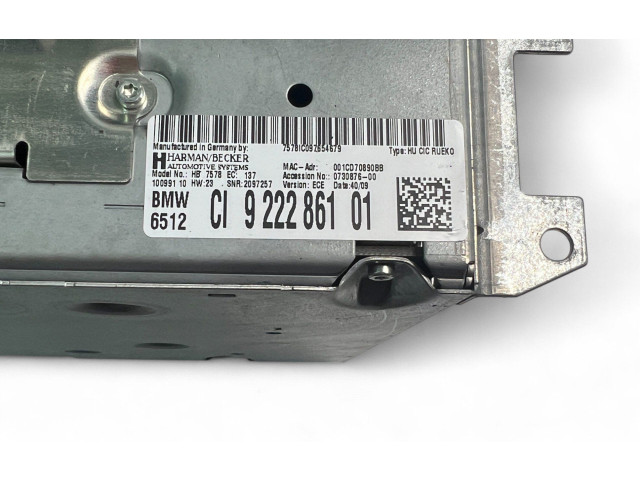Радио/ проигрыватель CD/DVD / навигация 9222861 BMW 1 E81 E87 2010