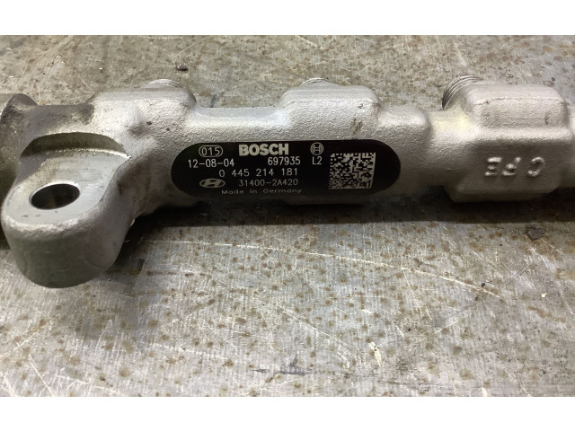 Топливная рампа 0445214181, 314002A420 KIA Ceed