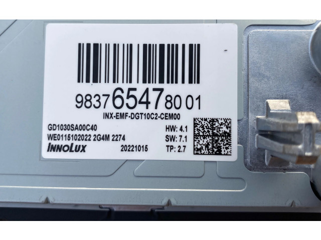 Рулевая рейка Экран/ дисплей / маленький экран 9837654780, 20221015 Peugeot 308 2021 - года