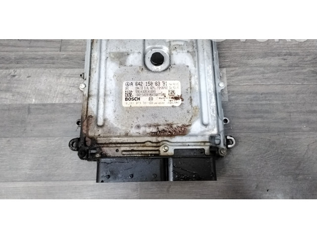Блок управления двигателя A1648200041, 0281013381   Mercedes-Benz ML W164