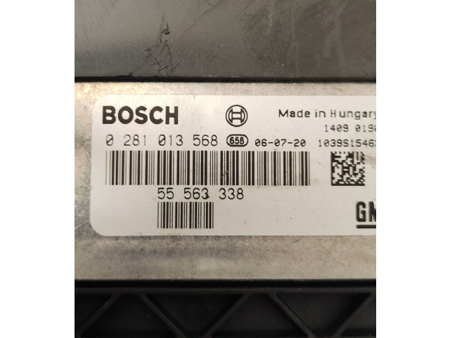 Блок управления двигателя 0281013568, 55563338   Saab 9-5