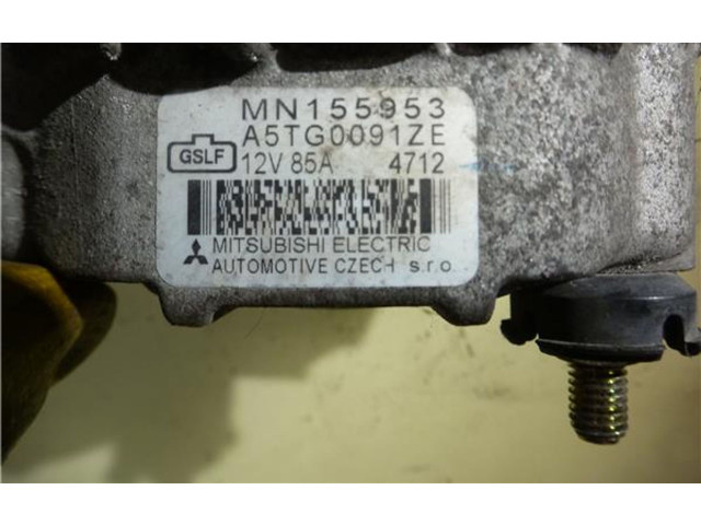 Генератор MN155953, A5TG0091ZE Mitsubishi Colt CZ3