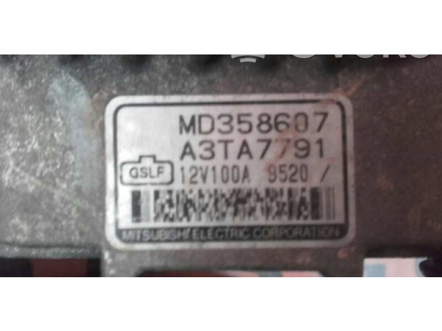 Генератор MD358607, MD358607 Mitsubishi Space Wagon