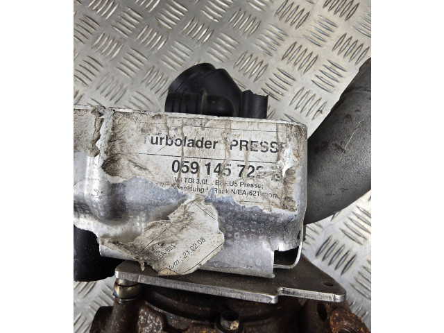  Турбина Audi Q5 SQ5  059145722L   для двигателя CAHA      