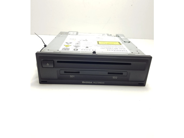 Радио/ проигрыватель CD/DVD / навигация    3V0035020B   Skoda Superb B8 (3V)
